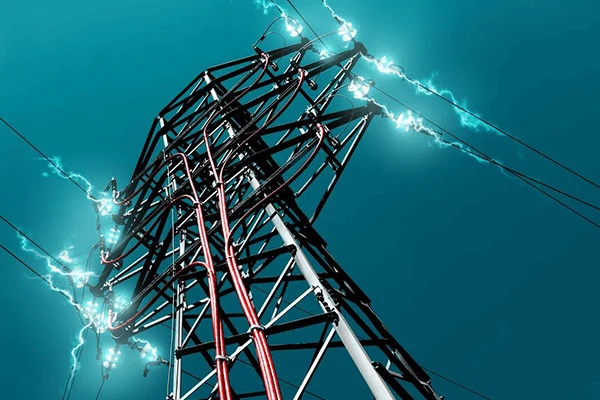 Industrial transmission tower